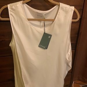 New LYSSE Cotton Stretch Tank Top